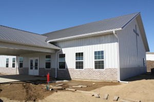 Feb 7th - Gutters and downspouts are on